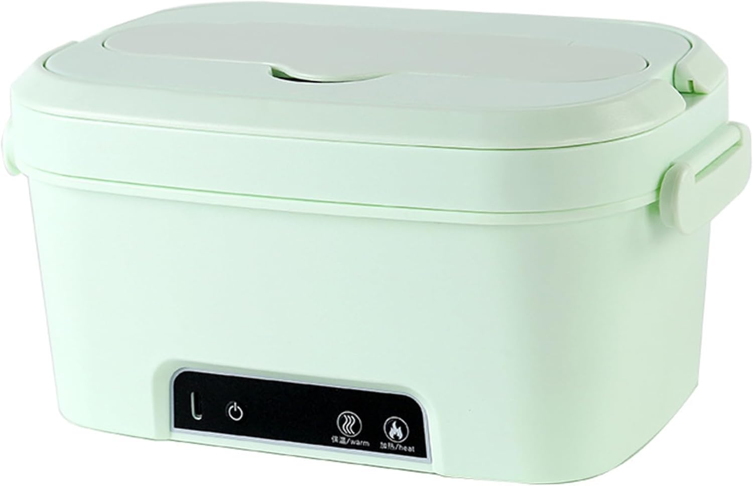 Cordless Electric Lunch Box, 1.5L Heated Lunch Box with 7800mAh Battery, Green Portable Food Warmer for Office, Car & Outdoor for Daily Use