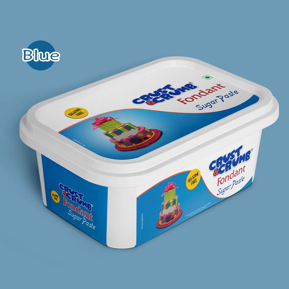 Crust N Crumb Fondant Sugar Paste - Blue