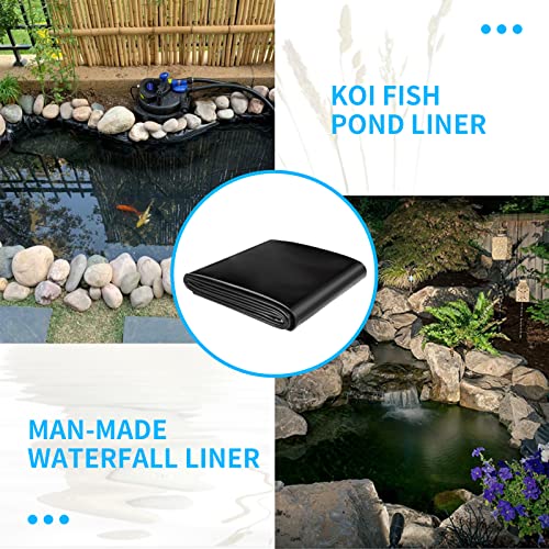 Coocure Pond Liner 20X20Ft, Lldpe Garden Pond Liner, 20Mil Thickness Pond Liner For Koi Or Fish, Duck And Waterscape. #TOP2
