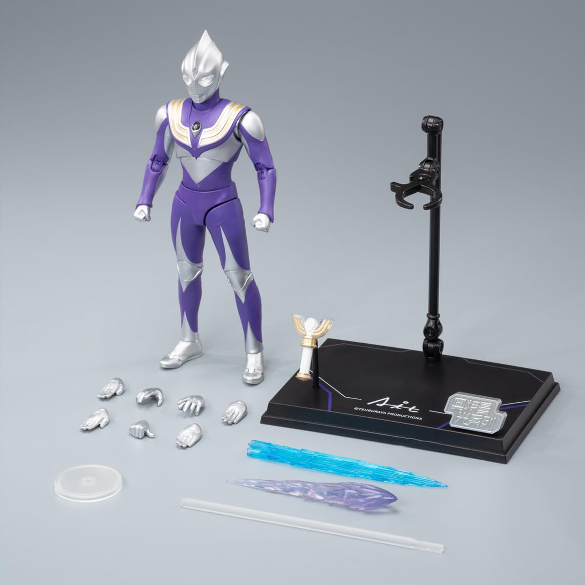 HiPlay ZD Toys, Ultraman Zero Magnetic Light Up 1/10 Scale Collectible Action Figure Full Set UL-A08