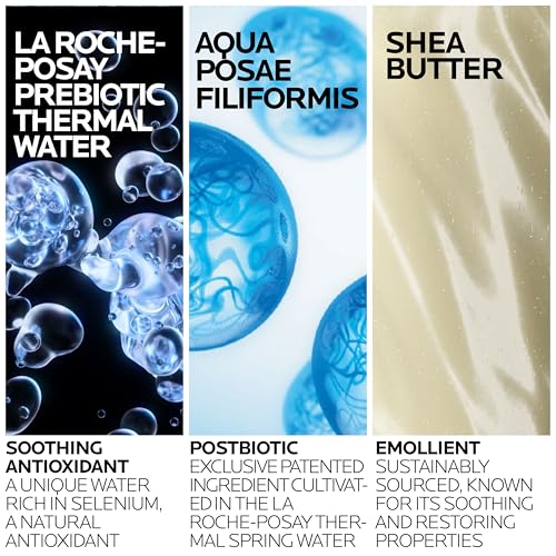 La Roche-Posay Lipikar AP+ Gentle Foaming Moisturizing Wash, Shea Butter + Niacinamide + Glycerin, Moisturizing Body Wash & Face Wash For Dry Skin, National Eczema Association Accepted, Soap Free