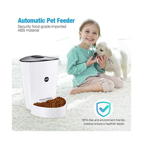 isYoung Automatic Cat Feeder, 4L Smart Pet Feeder for Cat & Dog 6