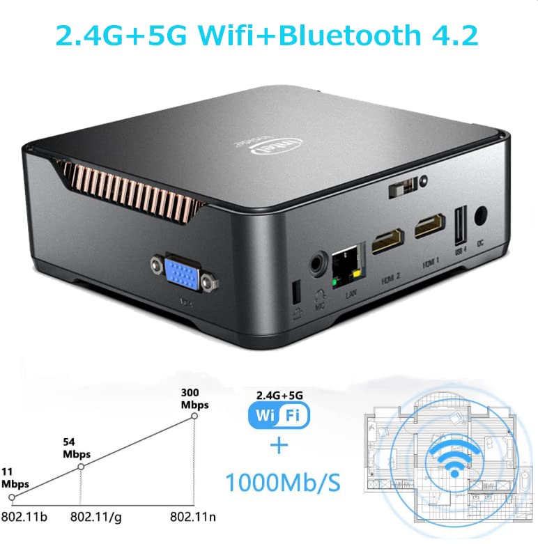 Amazon.co.jp: ミニpc Celeron J4125 Windows 11 Pro 8GB DDR4 256GB