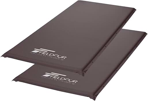 Amazon | FIELDOOR 車中泊マット 5cm厚 【Mサイズ/ブラウン】 2