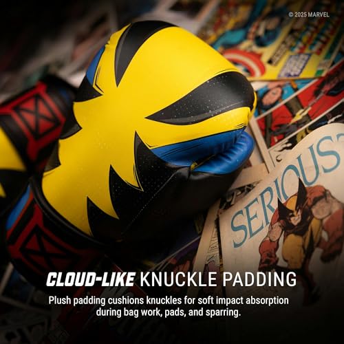 Image of Hayabusa Marvel Classic Boxing Gloves for Men, Women & Kids - Officially Licensed | 16oz 12oz 8oz 6oz Training, Sparring, Bag & Pad Work