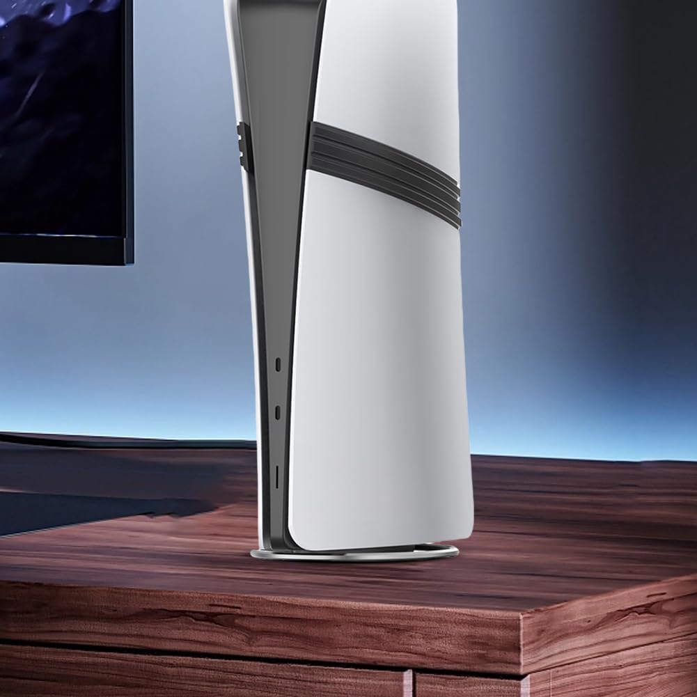 Soporte Vertical de Metal portátil para PS5 Pro/Consola Delgada, Base Antideslizante, Soporte Universal para Consola