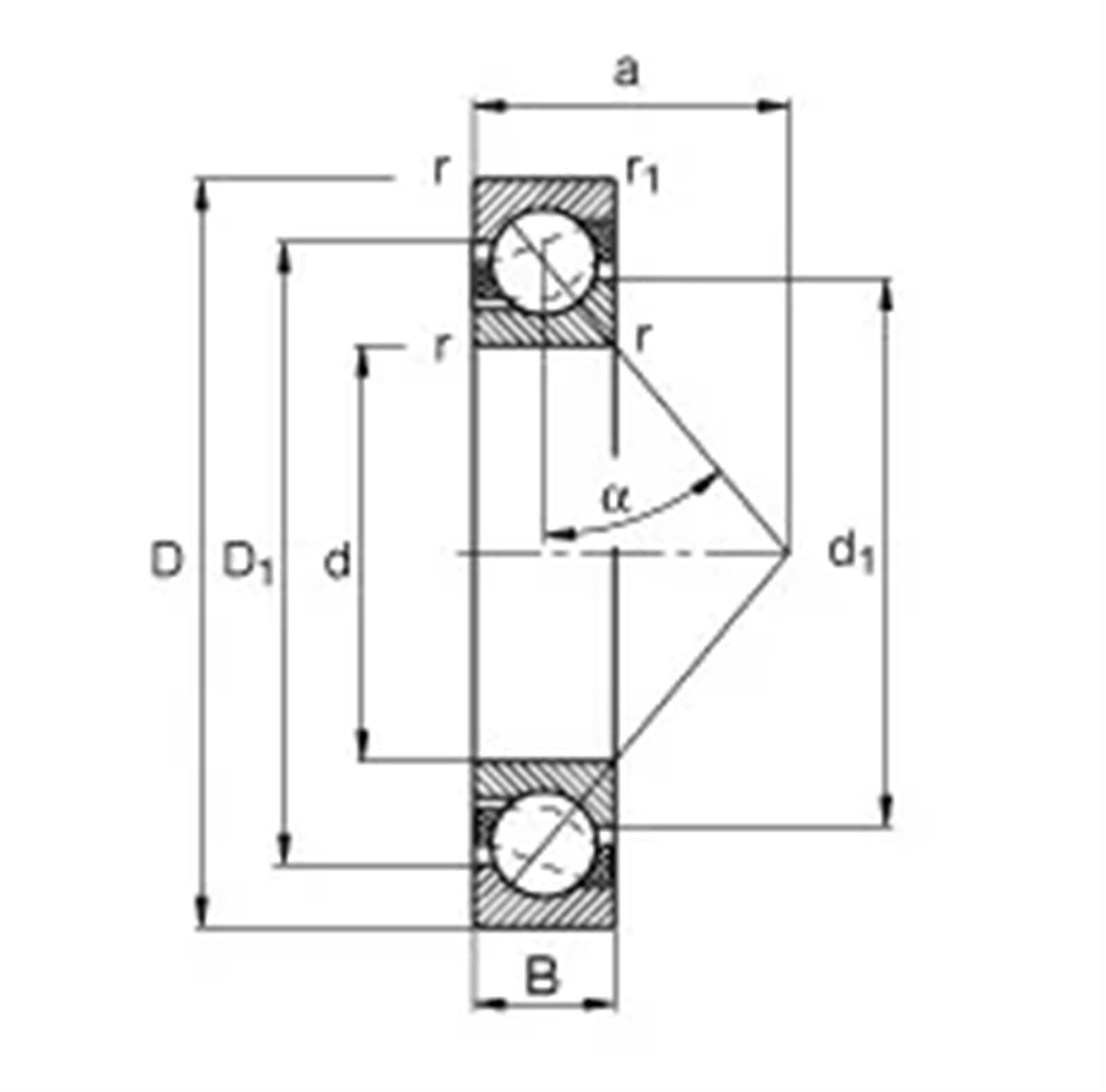 1 pièces 7309 7309BM 45x100x25 7309BECBM 7309-B-MP roulements à Billes à Contact Oblique roulement à ABEC-3