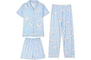 Kawaii Pajamas 3 Piece Set