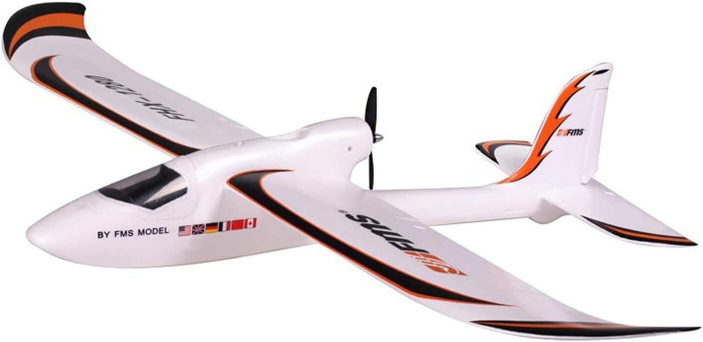 Fms Rc Plane for Adults Easy Trainer RC Airplane 4CH 1280mm (50.4") Wingspan Beginner Without Reflex RTF Ready to Fly (Included Transmitter/Receiver/Battery)