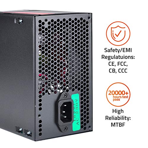 Artis 500 Watt Super Silent Gaming PC SMPS/Power Supply Unit - Image 6