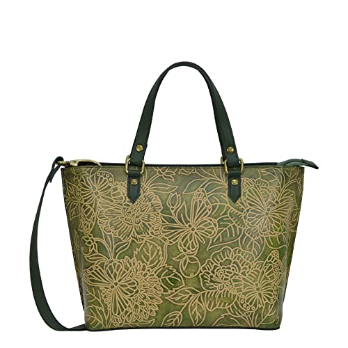 Image of Anuschka Women's Original Hand-Painted Genuine Leather Medium Tote