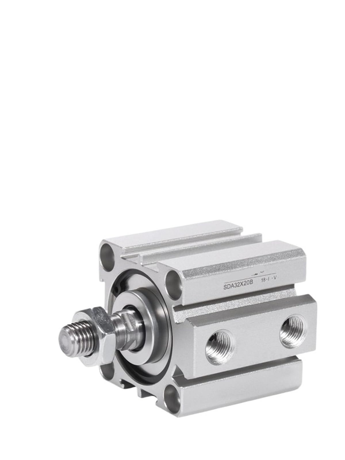 Cylindre pneumatique mince SDA50X15B en alliage d'aluminium rigide