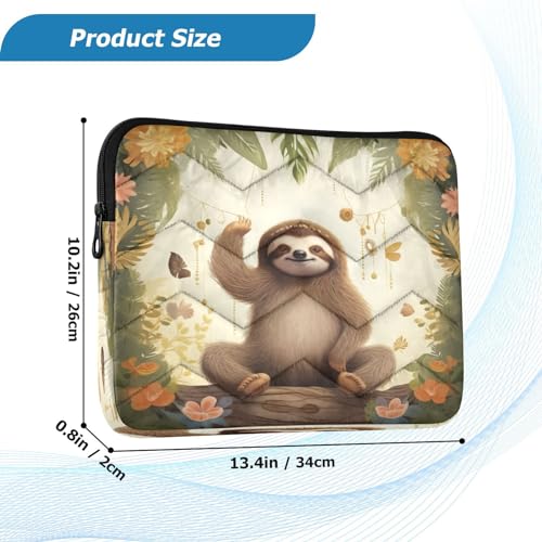 Funda para portátil de 13-14 pulgadas Forest Sloth impermeable miniatura 3