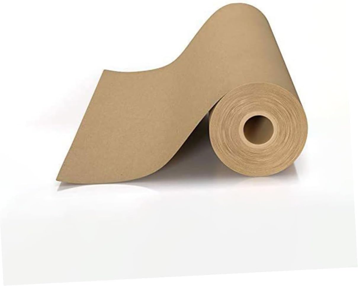 DECORNIJIA Kraft Paper Roll 0.6x30m Brown Craft Paper for Flower Wrapping and Packaging DIY Art Projects