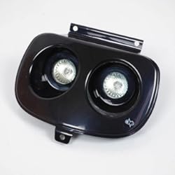 Faro Delantero Yamaha Fz16 one by Camamoto màscara de Faros Compatible para (halogeno Negro Compatible con MBK Booster Spirit/Yamaha BWS)