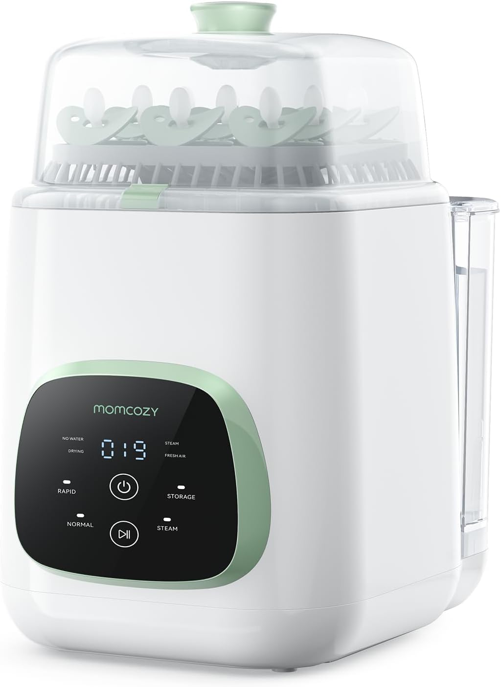 Momcozy KleanPal Pro Bottle Cleaner - Sterilization & Dryer Combo for Easy Cleaning - Bottle Washer Machine for All Bottles, Pump Parts & Baby Item Care - Save Time and Effort