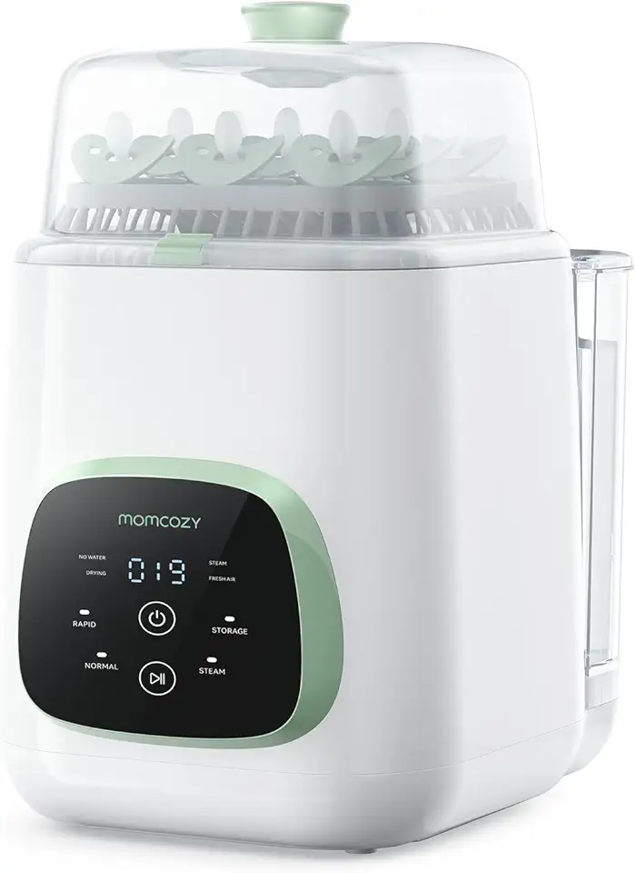 Momcozy KleanPal Pro Baby Bottle Washer, Sterilizer &amp; Dryer - All-in-One Cleaning Machine for Bottles, Pump Parts &amp; Baby Essentials - Time-Saving &amp; Effortless Care