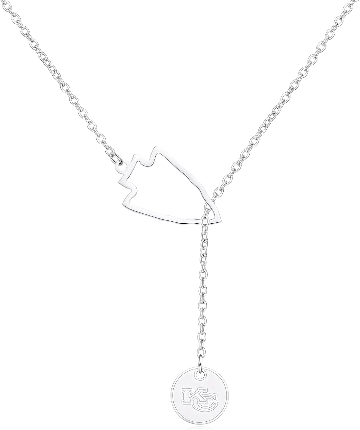 imani Necklace for Football Fans K&C Necklace Kansas City Inspired jewelry necklace