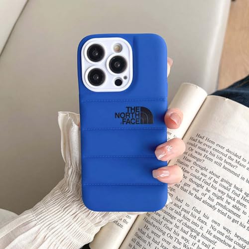 Image of BWOGUE Cool Puffer Case for iPhone 14Pro Max,Full Body Protection Phone Cover /Case for iPhone 14pro max, Shockproof Protective Silicone Cover for iPhone 14pro max Cover -iPhone 14 Pro Max, Blue