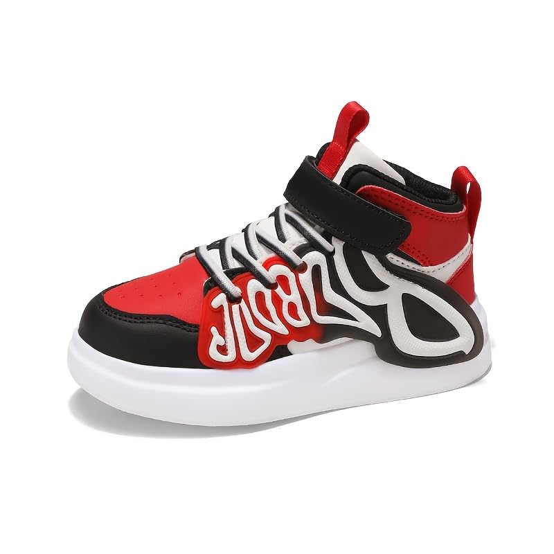 Kids LED Light Up Shoes, Fashion High Top LED Sneakers USB Rechargeable Glowing Luminous Shoes for Boys Girls Toddler Child, USB Charging Flashing Shoes3