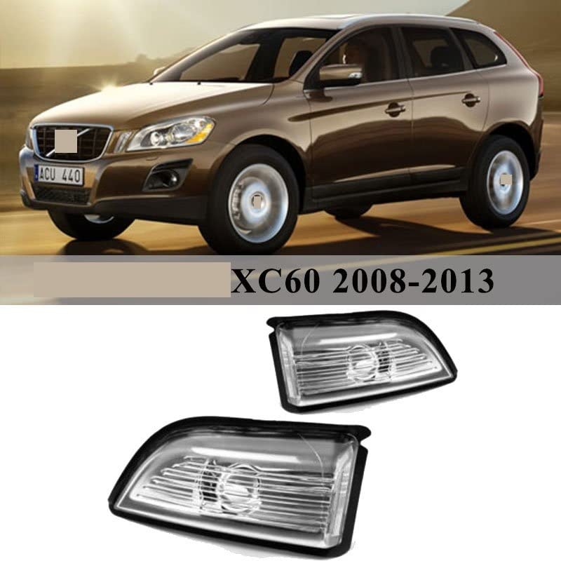Lente Copertura Indicatore Di Direzione Per Volvo XC60 2008-2013 – Lato Sinistro, ABS+PC, OEM 31217288