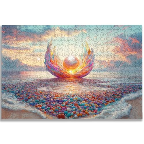 1500s[X WO\[pY r[`Al ؐpY iA1500s[X (87x57 cm)Al   ƑŊy߂肪̂Q[AWooden Puzzles Q[iCgACeAAMtgɍœKA-1750