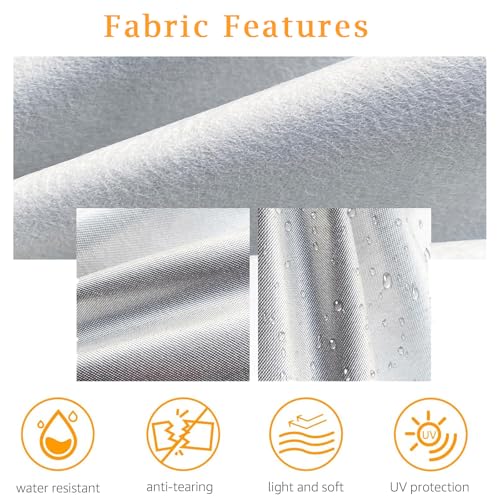 Image of Car Cover Waterproof All Weather for Automobiles Outdoor Car Covers for Automobiles with Zipper Door Universal in All Seasons Snow Prevention Rainproof Sun for car and Sedan(193x72x59 inch)