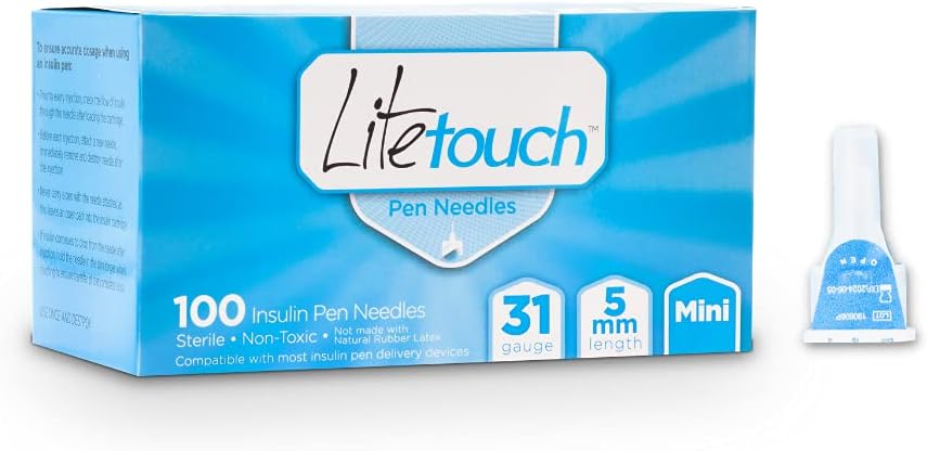 LITETOUCH Pen Needles 31G-5mm 100 pieces
