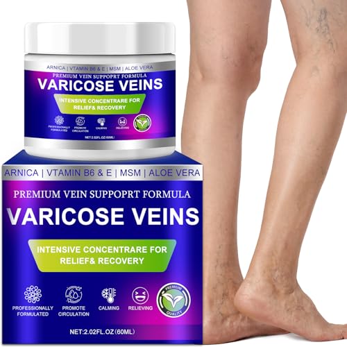Varicose Veins Cream for Legs Vein Cream for Spider Veins Appearance 1Pack