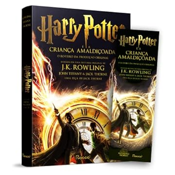 Capa do livro Harry Potter e a Criança Amaldiçoada - Parte 1 e 2: o roteiro original (nova edição com marcador): Partes um e dois – Roteiro definitivo e final
