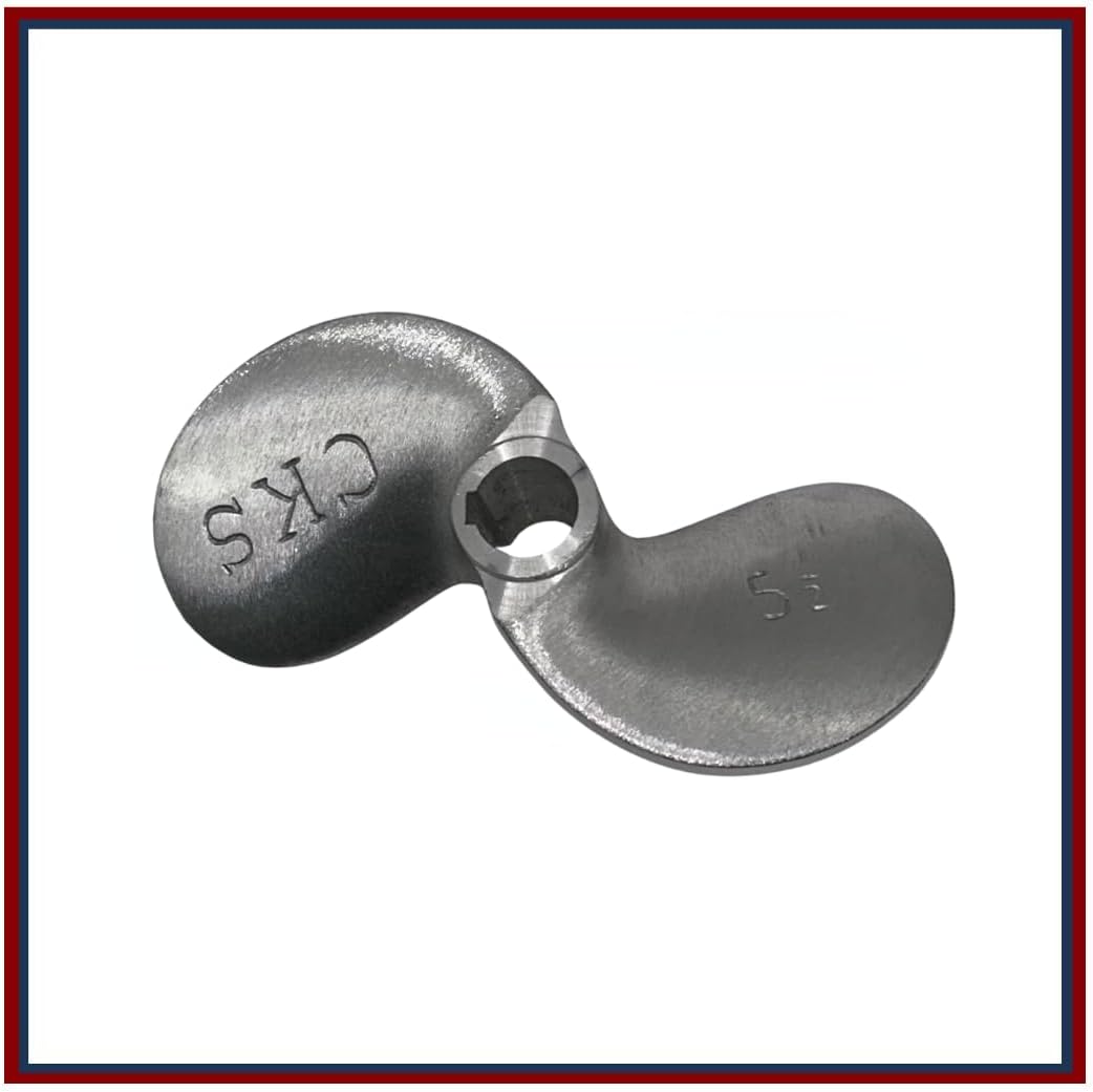 CKS and KKK Aluminum Propeller for Longtail Mud Motor Long Tail Boat - Short Tail Kit Surface Drive