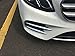 Chrome Front Corner Mesh Grill Molding Cover Trim Fit For Mercedes-Benz New E-Class W213 E300 Sedan Sport 2017 2018 2019 2020