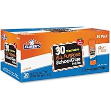 Elmers All-Purpose School Glue Sticks, 0.77 Oz, Pack of 30 Sticks