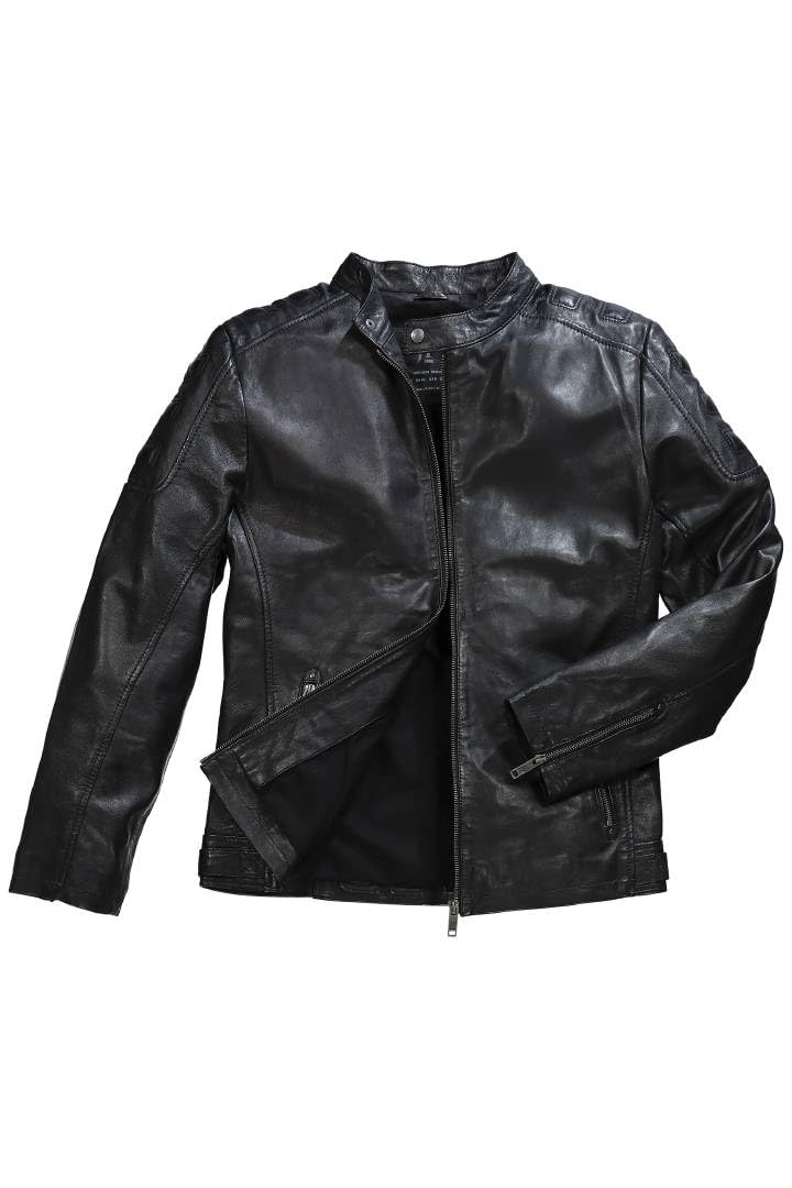 JP 1880 Hombre Chaqueta de Cuero