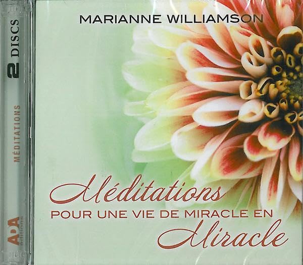 Meditations pour une vie de miracle en miracle / 097-9829 [Audio CD] Williamson, Marianne