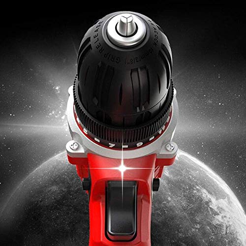 WEI-LUONG Tools Cordless Electric Drill, 25V Zwei-Gang-Doppel Elektrische Lithium Bohrmaschine, Akkuschrauber, Haushalt… – Bild 4