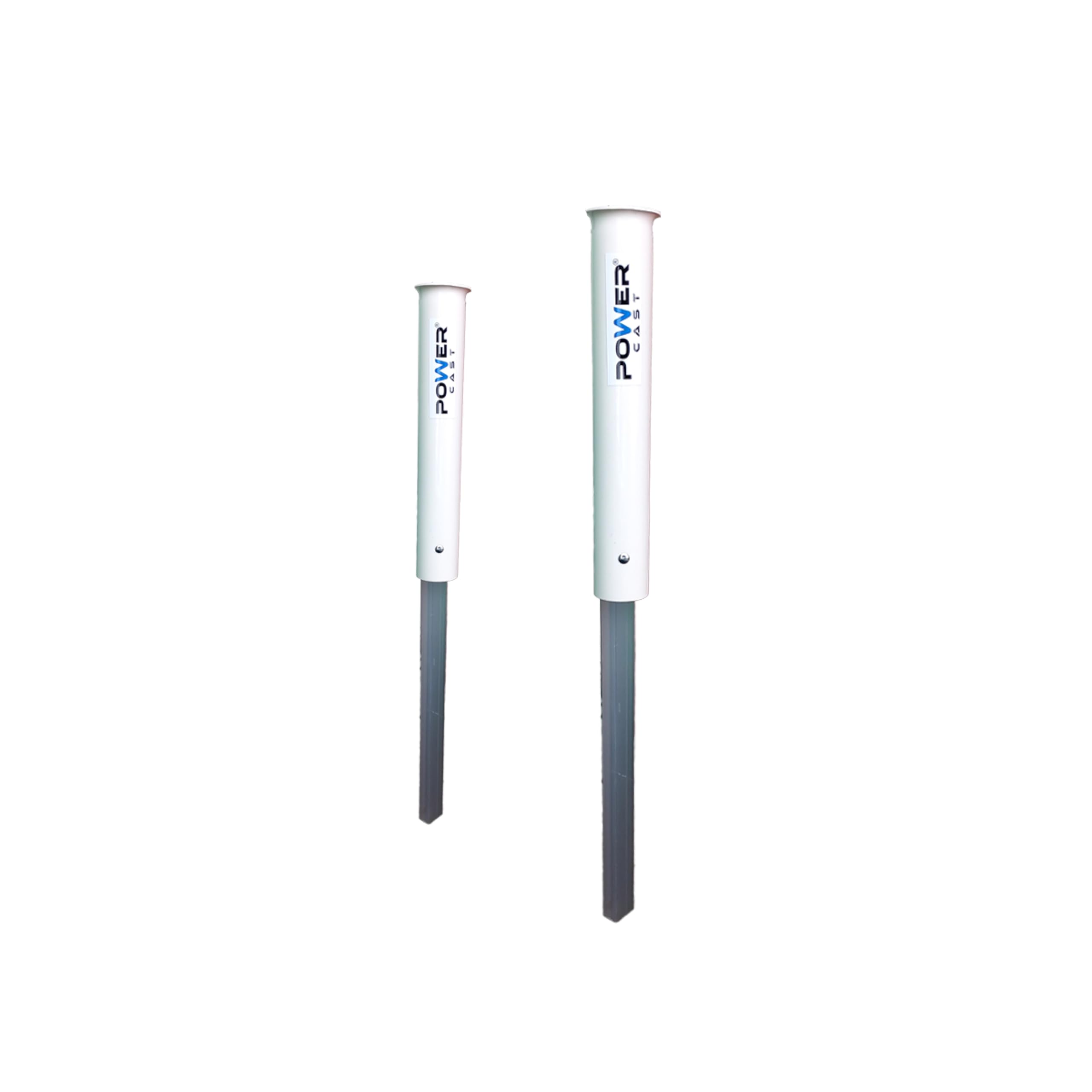 Beach fishing PVC pipe with steel spike single rod rest (28 inch)
