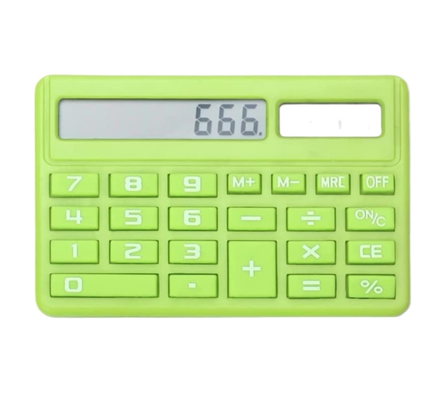 Calcolatrice per Ufficio Calcolatrice Tascabile con Display LCD A 8 Cifre, for Scuola, Studenti, Ufficio, Portatile, Piccola Calcolatrice Quadrata Scuola(Grün)