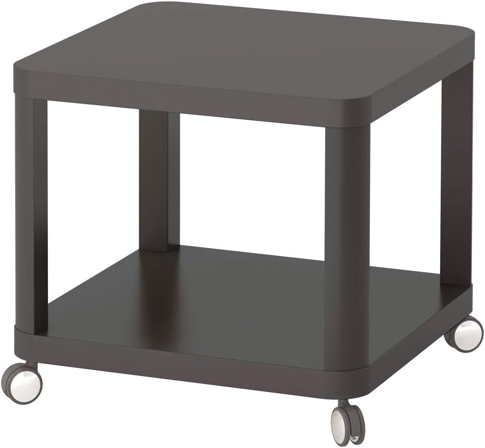 TINGBY Side Table on castors, Grey
