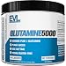 Evlution Nutrition L-Glutamine 5000, 5g Pure L Glutamine in Each Serving, Plant Based, Vegan, Gluten-Free, Unflavored Powder (100 Servings)