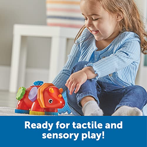 Learning Resources Tracy the Fidget Triceratops, 1 Piece, Ages 18 Months+, Baby Toys - Image 4