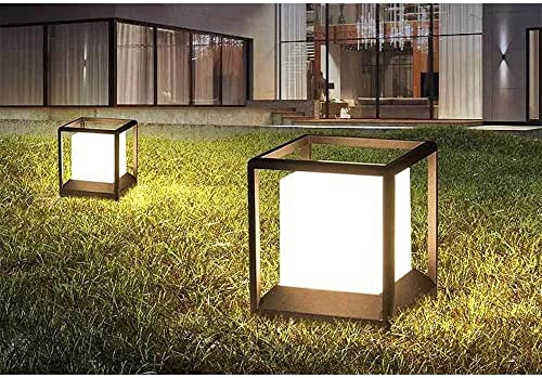 Luces Posteras LED Jardín Exterior Aluminio Resistentes Intemperie con PC 7