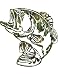 Bass Fishing Decal Camo