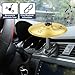 Car Cymbal, Car Air Vent Mini Drum Crash Cymbal for Car Vent, Funny Musical Instruments Gadget for Drummer Music Lovers Gift, Suitable for all Types of Vehicles, Gold