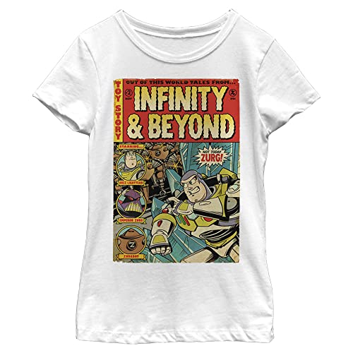Image of Girl's Toy Story Buzz Lightyear Comic Cover T-Shirt