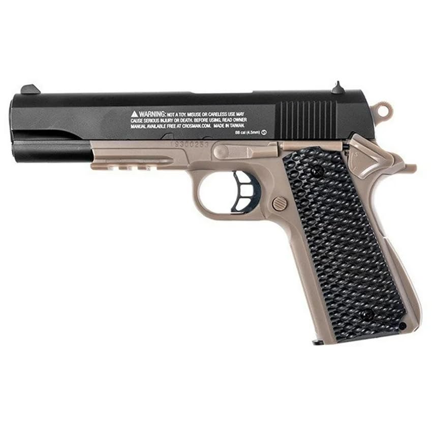Crosman 1911 Classic Kit Muelle (4,5mm) | Pistola de Muelle Calibre 4,5mm. Pistola de Aire comprimido de iniciación.