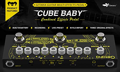 Getaria Gitaar Multi-effecten-pedaal elektrische gitaar gecombineerd effecten-pedaal met vervorming overdrive stemloze… - Image 3