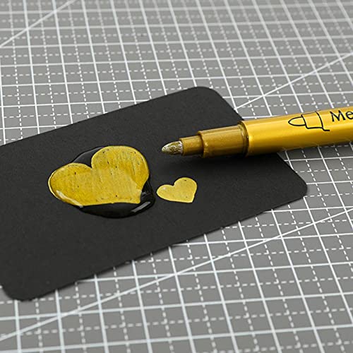 Marcador de cromo líquido dourado | Marcador de cromo de espelho líquido,Marcadores de espelho de br