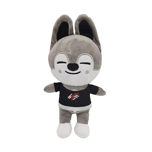 Subact 2 Pcs Stray Kid Plush Doll, 8.3In Stray Kid Plush Toys For Kids Fans Gifts. (Wolf Chan+Fox) #TOP4