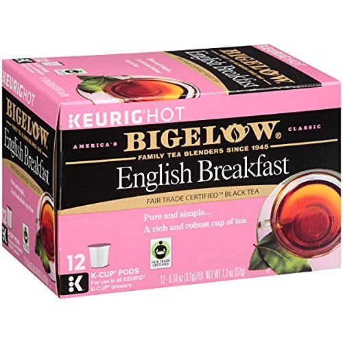 Bigelow English Breakfast Black Tea Keurig K-Cups, Caffeinated Black Tea, 12 Count Box #TOP25
